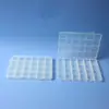 Caja de Plástico de 24 Compartimentos para Organizar Accesorios, Equipo de Pesca, Cuentas Pequeñas, Piezas de Ferretería y Almacenamiento