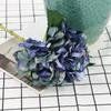 Bola de Hortensia Artificial Flor de Seda Tallo Único Ramo para Boda y Decoración del Hogar, Alta Simulación