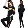 Traje Casual para Mujer Otoño e Invierno 2026 Estilo Coreano Sudadera Holgada que Cubre el Vientre y Pantalones Ajustados Conjunto de Dos Piezas Ropa Deportiva Transfronterizo