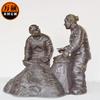 Esculturas de Figuras de Bronce Fundido Hechas a Medida por el Fabricante, Trajes Folclóricos Antiguos, Figuras de Grano, Bocetos, Calles Antiguas y Adornos de Figuras de Pueblos Antiguos