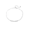 Tobillera de Plata de Ley S925 Plata Rota Accesorios de Tobillo para Niñas Tobillera de Plata Rota Moda Sexy de Gama Alta Accesorios para Pies de Verano