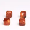 Marca Famosa Cristal Flor Roja Natural Cubos de Hielo Flor Roja Azúcar Cubos Cuentas Sueltas Fábrica Mayorista Venta Directa