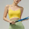 Sujetador deportivo de tirantes finos para mujer, sujetador deportivo push-up a prueba de impactos para correr, camiseta sin mangas de yoga para entrenamiento profesional