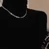 Corrente de Suéter Moda Versátil Super Fada Corrente Fina Simples Luxo Leve High-End Corrente de Clavícula Presente de Aniversário para Namorada