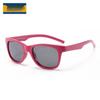Óculos de Sol para Adolescentes Moda Polarizados Silicone Óculos de Sol Homens e Meninas Óculos de Sol Quadrados 502