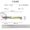 Navaja Plegable de Acero de Damasco Navaja Plegable para Exterior Alta Dureza Afilada Defensa para Exterior Cuchillo para Camping Hogar