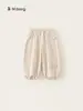 Bangxuan Ropa Infantil Otoño Color Sólido Pantalones Largos Nuevos Niñas Bebé Pantalones Casuales Ropa Exterior Niñas Joggers Pantalones para Bebé
