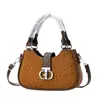 Bolso Popular Clásico de Bloques de Color con Cierre de Hebilla de Hombro Único Nuevo Estilo Pequeño y Elegante Práctico para el Uso Diario en el Trabajo Bolso para Mujer