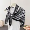 Bufanda Cuadrada Grande Nueva con Estampado de Espiga, Imitación Seda Satinada, Bufanda de Seda, Chal, Pañuelo para la Cabeza, Protector de Cuello, Bufanda Decorativa