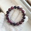 Precio al por Mayor Popular Salsa de Ciruela Negra Cuentas Redondas Pulsera Bodhi Estilo Nacional Doble Círculo de Mano Versátil Disco Cuentas de Buda para Jugar Pulsera