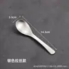 Colher de Aço Inoxidável 304 Colher de Restaurante Espessada Colher de Sopa Infantil Colher Criativa Dourada Colher Talheres
