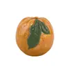 Caneca de Cerâmica Laranja Criativa Personalizada para Vela de Aromaterapia Lembrança de Aniversário Casamento Decoração para Casa Fruta Limão
