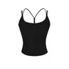 Chaleco elástico ajustado sin mangas para mujer, moderno y versátil, nuevo estilo primavera y verano, camiseta básica de chica popular, top corto bonito en la espalda, venta al por mayor