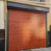Puerta de garaje de villa europea nueva de los fabricantes, puerta de aleta de aleación de aluminio, puerta enrollable, control remoto inteligente, puerta levadiza resistente al viento