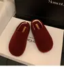 Novas Pantufas Simples de Um Passo para Exterior 2 Pantufas de Pelo 06 Estilo Coreano Com Pelúcia de Lã de Cordeiro Algodão Pantufas Femininas Outono Inverno