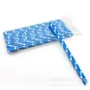 Pajita de papel rayada desechable Pajita de papel Kraft biodegradable 25 piezas por paquete precio