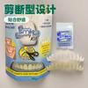 Reparación de Dientes Transfronteriza Toothsmilekit Nuevo Kit de Reparación Dental Pegatinas Blanqueadoras de Dientes de Silicona Simulación de Sonrisa Perfecta Dientes Falsos