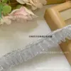 Cinta de Lentejuelas Dorada y Plateada, Encaje Plisado, Ropa para Muñecas DIY, Adorno para Falda, Accesorios, Materiales para Decoración del Festival de Mediados de Otoño