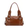 Bolsa feminina elegante e estilosa, novo modelo outono 2026, bolsa de ombro versátil, bolsa tote de grande capacidade para o dia a dia