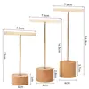 En Stock Exhibidor de Joyería para Aretes y Collares de Madera de Hierro Estante de Almacenamiento para Adornos del Hogar Puesto de Mercado Nocturno Accesorios de Exhibición para Joyería
