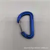 Gancho de aluminio 6061, piezas de accesorio de mosquetón 6D, gancho para cuerda, gancho de alambre colorido