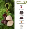 Colgante de Campanilla de Viento de Cáscara y Semilla de Fruta Natural Estilo de Tronco Natural Colgante Ecológico Original Más Vendido Adorno Divertido de Cáscara y Semilla de Fruta