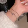 Pulseira Super Brilhante com Zircônia Microincrustada para Mulheres, Pulseira de Cristal de Luxo Leve de Alta Qualidade, Nova Joia Mais Vendida de 2026 Atacado