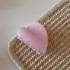 Pinza para el pelo de gel rosa con destellos, color sólido, pinza de tiburón para el pelo, accesorios para el pelo, estilo nuevo, elegante, versátil