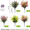Flores artificiais de fronteira da Amazon grama de primavera pequena flor de ameixa decoração de casa flores falsas plantas aquáticas flores artificiais verdes atacado acessível