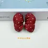 Almohada de tela con nudo de lazo relleno de algodón con lunares rojos Ankora, Accesorios semiacabados, Joyería DIY, Decoración de muñecas
