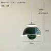 Lámpara Colgante Iluminación Minimalista Nórdica para Comedor, Lámpara de Botón Vintage Bauhaus, Lámpara Estilo Crema para Dormitorio, Comedor, Barra