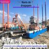 Navio de dragagem pequeno de Shandong canal de cais de porto sucção de areia mineração de areia equipamento de sucção de areia bomba sucção sucção por cortador draga de sucção