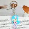 Llavero de goma suave de PVC de la serie vida marina de dibujos animados, colgante para bolso, colgante decorativo, llavero, diseño personalizado creativo