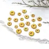 24k Ouro de Areia Conservador de Cor Charms Espaçadores com Contas Acessórios Artesanais DIY Acessórios para Joias Pulseira Pulseira de Pulso Contas Espaçadoras Almofadas Materiais