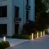 Lámpara de césped LED Shun Xin, lámpara solar minimalista para paisaje, impermeable para exteriores, villa residencial, césped