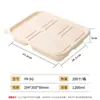 Cajas de Almuerzo Desechables Separables, Cajas de Almuerzo Biodegradables de Almidón de Maíz, Cajas Ecológicas para Llevar de Comida Rápida, Disponibles en Múltiples Tamaños, Tazones Redondos