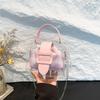 Bolsa Transparente de Verano 2026 Nueva para Mujer, Bolsa de Gelatina, Bolso de Mano Mini de Moda, Bolso de Cadena, Bolso Cruzado