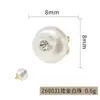Botones de Perla con Base Metálica Adornados con Pedrería Estilo Chanel de Lujo Ligero Estilo Coreano, Accesorios para Prendas, Directo de Fábrica, en Stock para Venta al por Mayor
