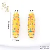 Colgante de Cuenta Dzi de Nueve Ojos Estilo Antiguo Dorado Esmaltado Incrustado con Diamantes, de Larga Duración y Resistente al Color, con Agujero Central, Accesorios DIY para Collares y Cadenas de Suéter