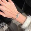 Pulsera Serpiente Espíritu Pequeño de Cuerda Flash Limitada Año de la Serpiente Pulsera de Lujo Ligero de Alta Gama Pulsera Ajustable de Tirar para Mujer Regalo