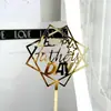 Copyright Día del Padre Transfronterizo Tarjeta Acrílica Buen Papá Adorno para Pastel Papá Amoroso Decoración Acrílica para Pastel