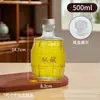 Garrafas de vinho de vidro de 500ml para atacado para vinho de frutas, vinho estrangeiro e destilados, garrafas de infusão seladas de grande capacidade, garrafas de vinho vazias