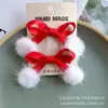 Accesorios para el Cabello de Año Nuevo para Niños Bola de Pelo Lazo Pasador Pin Pinza Pinza Lateral para Niña Linda de Tres Dimensiones para Mujer