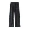Pantalones Casuales de Pana para Hombre Primavera y Otoño Estampado Digital Pantalones de Chándal Pesados Retro Americano Modernos Rectos Largos