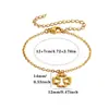 Pulseira Cruz Olho de Diabo cravejada com zircônia, moda transfronteiriça, luxo leve, banhada a ouro 18K, estilo Ins, pulseira nicho para mulheres