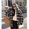 Camisa de Lana con Capucha Estilo Nuevo Japonés Literaria Versátil Simple Popular Harajuku Temperamento Perezoso de Moda Ins