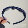Venta al por mayor de fábrica paquete de cabello diadema para el cabello diadema nueva para mujer para lavarse la cara con dientes antideslizante para cabello corto rebelde pinza para el cabello cueva para el cabello