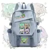 Mochila de mercancía del Dios Maligno Moran, mochila estilo anime 2D del equipo del hospital Wang Qing Han Yu para estudiantes hombres y mujeres, moderna
