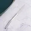 Vajilla Occidental Cuchillo y Tenedor para Bistec Cucharita Palillos Acero Inoxidable Espejo Dorado Chapado en Titanio Vajilla de Hotel