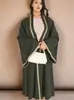 2026 Novo Estilo Cardigan Robe Renda Personalizado Custom Moda Jalaibya Bainha Larga Vestido Elegante Roupas Femininas